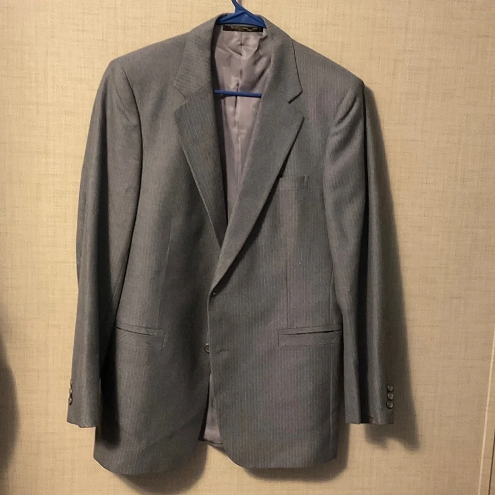 Elegant Gray Men's Blazer